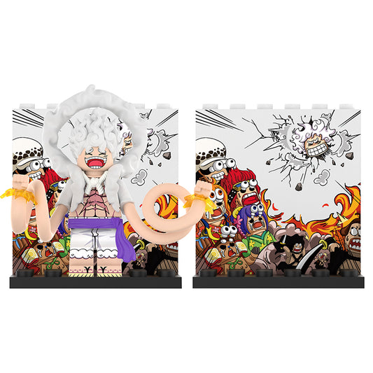 Luffy Gear 5 minifig DY684 One Piece Anime